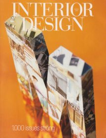 Betty Wasserman featured in the Interior Design magazine - 1000 issues strong