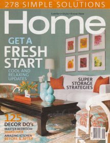 Home magazine featured interior designs by Betty Wasserman