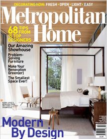 Betty Wasserman interior designs featured in the Metropolitan Home