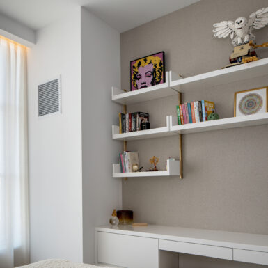 Brooklyn Bedroom Shelves Design